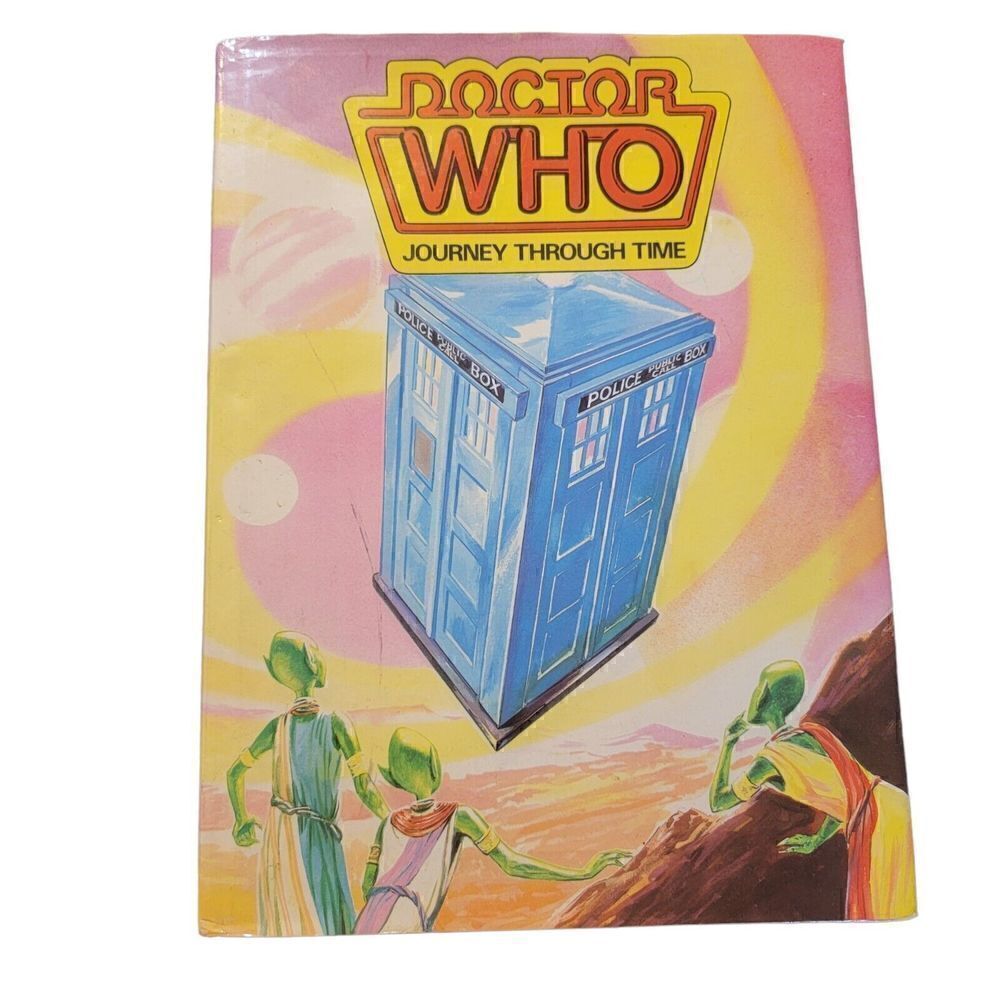 Vintage Doctor Who Journey Through Time 1986 Crescent Books Hardcover Tardis BBC
